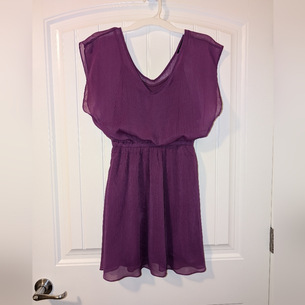 Purple shirt deess